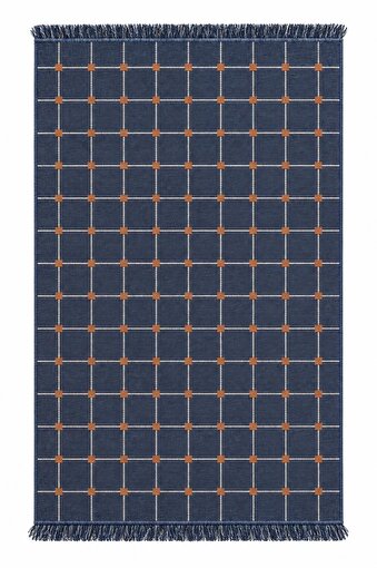 Bigghome Çift Taraflı Kilim 120*180 cm SA26TA Makinede Yıkanabilir Modern Desenli . ürün görseli